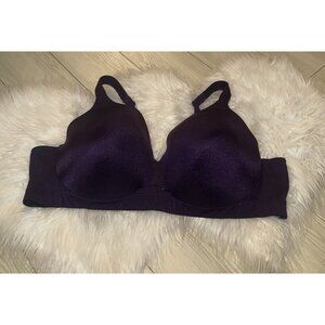 Cacique Lightly Lined Full Coverage Bra Underwire Womens 46D Purple